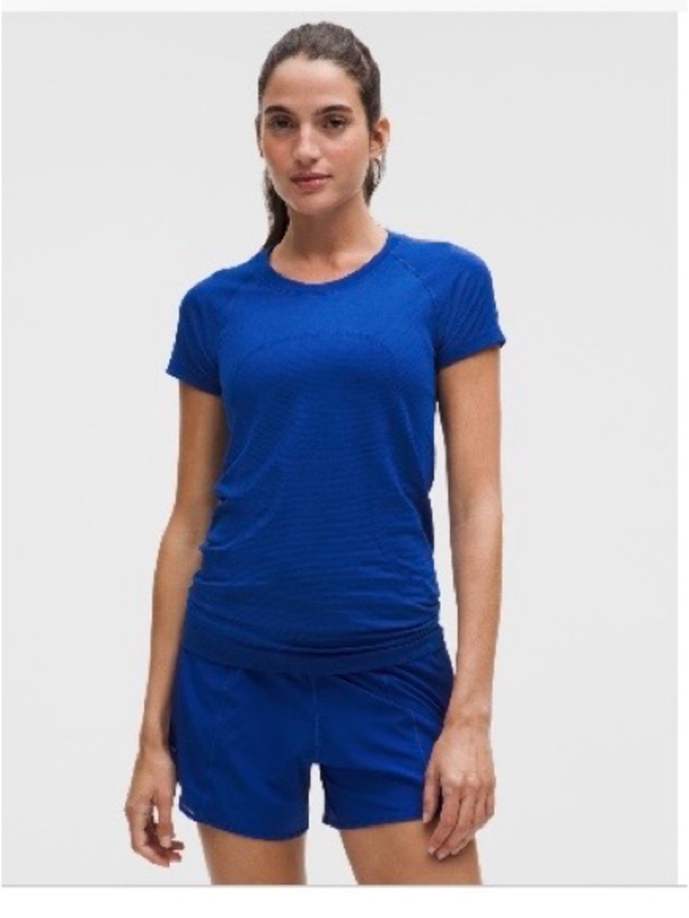 Women’s Short-Sleeve Performance Top Blue Swiftly Tech LuLuLemon 4 Riverside